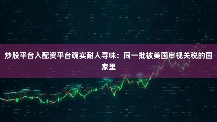 炒股平台入配资平台确实耐人寻味：同一批被美国审视关税的国家里